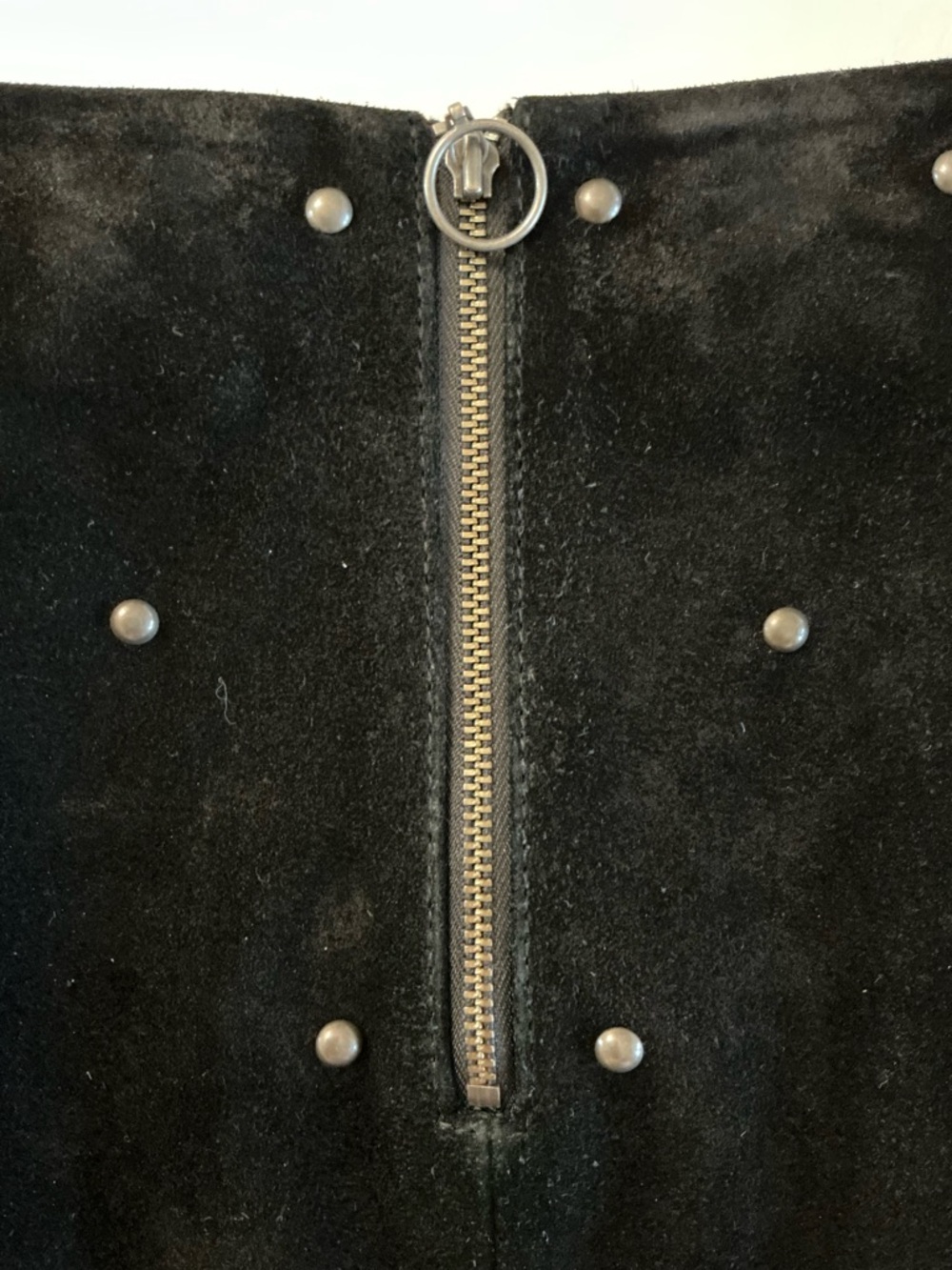 Free People Black Studded Mini Skirt - Picture 12 of 13